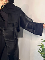 Abaya de Dubaï noir classe