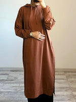 Robe sport marron