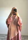 Khimar de Médine rose